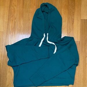 Cropped Oversized Lightweight Hoodie